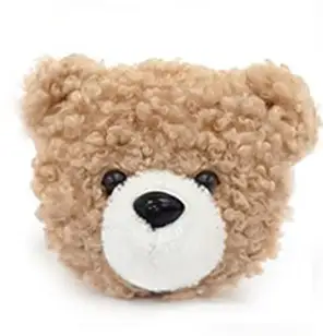 로윈 스마트폰 그립톡 뽀글이 랜덤발송, 1개, 곰-브라운