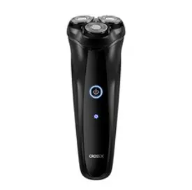 크로스엑스 스마트 방수 전기면도기 세트, CROSSX, 블랙 + 실버