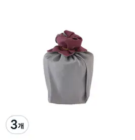 솔트리 고서임의 보자기포장 원형 은비보라 함초소금, 300g, 3개