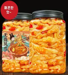 원앙 [원앙닭발] S라인 뼈없는 불닭발 230g x 10팩, 10개