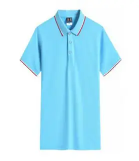 마켓A 라인포인트 카라 반팔티셔츠