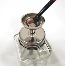 TANAGER 브러쉬 세척전용 유리 멘다 디스펜서 180ml, 1개, 투명