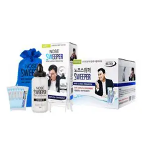 노즈스위퍼 코세척기 + 코세척분말 120포, 1세트