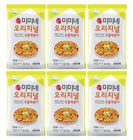 [미미네] 오리지널 국물떡볶이 570g x 6봉 (총18인분), 6개