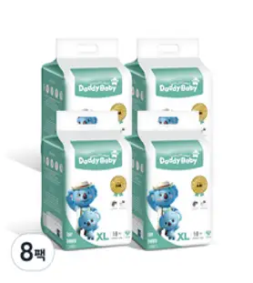 대디베이비 골드 팬티기저귀 남아용 특대형(9~13kg), 144매, 특대