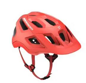데카트론 ST500 MTB 산악 자전거 헬멧, 레드