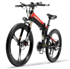 랑케레이시 XT750 26인치 48V 장거리 접이식 전기자전거 일체형휠, XT750 화이트 블루