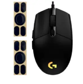 로지텍 G102 2세대 LIGHTSYNC 게이밍 유선 마우스 MU0054 + 마우스 피트 2p, 블랙(마우스)