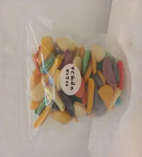 다도네마카롱 수제간식 쫀득담백 마카롱꼬끄 후레이크 대용량, 300g, 1개