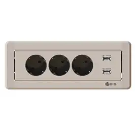 인채널 빌콘 가구매입 무선충전 회전 매립형 빌트인콘센트 USB HDMI LAN, A_코어 원형1구/블랙_IDA-1BL, 1개