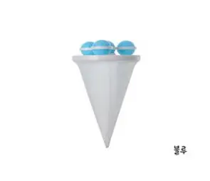 마미편해 4세대 버블 먼지 머리카락 회전형 세탁 세탁기 거름망, 쿨한 블루, 4개