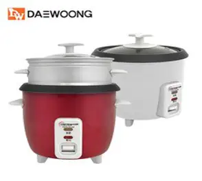 전기밥솥 대웅0608 찜기 미니 모닝와이드, 레드, 레드