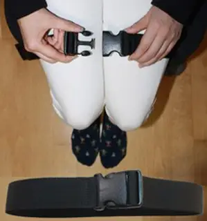 헬스데이 무릎벨트(2개입) 자세교정벨트 바른자세 고관절벨트, 1개