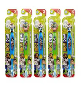 아텍스 헬로카봇 피규어 어린이 칫솔 6세~12세 랜덤발송, 1개입, 5개