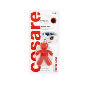 미스터앤미세스 블리스터 차량용 방향제 레드 페퍼민트향, 1개