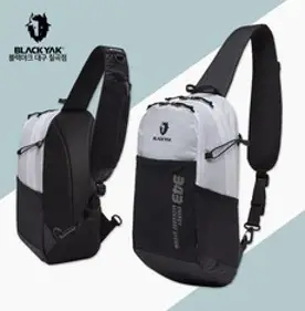 블랙야크 공용 등산 슬링백 가벼운 크로스 백 343슬링백Z 2BYABX3915 남자 여자 미니 소형 경량 아웃도어 보조 가방, 화이트