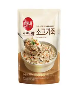 비비고 소고기죽, 280g, 18개