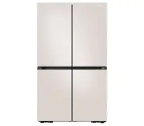 삼성전자 비스포크 4도어 냉장고 메탈 870L 방문설치, 매트 크리미 베이지, RF84C926A4E