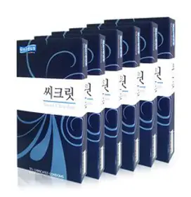 매우얇고 안전한 초박형 (명품 씨크릿), 10개입, 6개