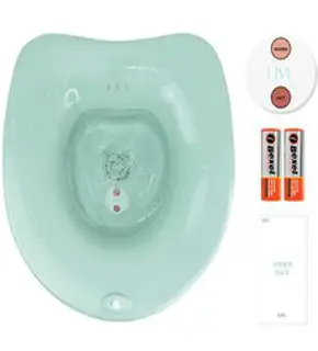 리빙블리 따숩꼬 온도측정 무선 버블 좌욕기, 민트, BNB-8000