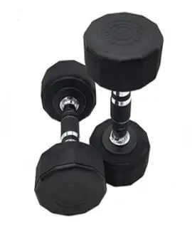 파워헬스 12각 우레탄 아령 블랙 2p, 5kg, 2개