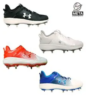 [당일출고][언더아머] UA 야드 로우 MT 징스파이크 3025592 (화이트/실버 100)