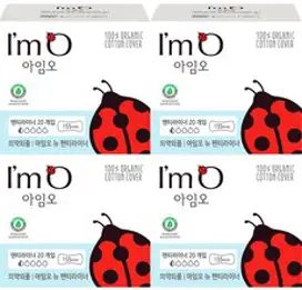 아임오 뉴 팬티라이너, 일반, 20개입, 4개