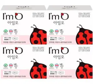 아임오 뉴 울트라슬림 윙 중형, 14개입, 4개