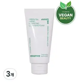 이니스프리 New 그린티 아미노 수분 클렌징 폼, 150g, 1개