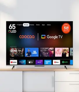 5년무상AS 23년형 프리미엄 구글TV 65인치 이스트라 쿠카 UC65QLED 퀀텀닷 안드로이드 스마트TV UHD 중소기업 티비, 자가설치(직배송)