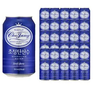 일화 초정탄산수 플레인, 350ml, 48개