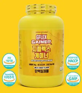 [지웨이] 헬스보충제 지플렉스 게이너 3kg 살찌는 탄수화물 보충제