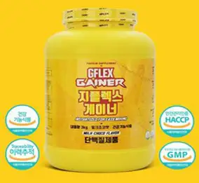 지웨이 공식스토어 지웨이 헬스보충제 지플렉스 게이너 3kg