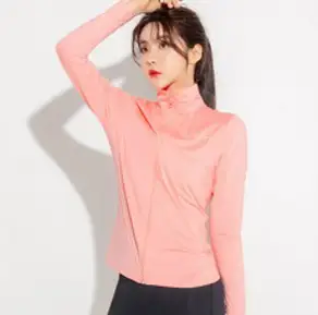 [자체제작] 비키비키 로피 크롭 긴팔 래쉬가드 반집업 상의 여성 비치웨어 스윔웨어, 아이보리