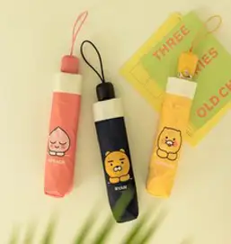카카오프렌즈 KF 3단 자동우산