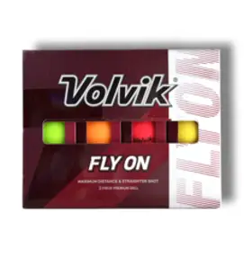 볼빅 Volvik 2피스 골프공 24개입 무광 플라이온, 단품, 1개