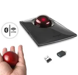 켄싱턴 슬림 블레이드 프로 트랙볼 유선 블루투스 2.4GHz 무선 K72080 K72081, 블루투스 무선충전 K72081 72080