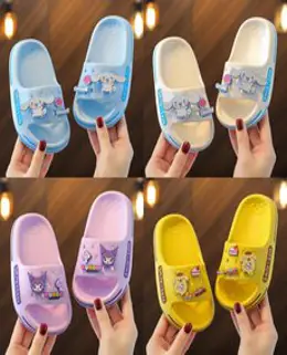 산리오 시나모롤 폼폼푸린 쿠로미 슬리퍼 샌들
