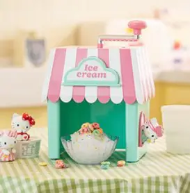 레트로빙수기 헬로키티 빙수기계 귀여운 빈티지카페