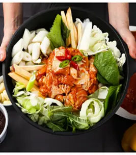 춘천 통나무집닭갈비 43년전통 3대천왕 닭갈비2인분, 800g, 2인분