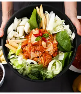 춘천 통나무집닭갈비 43년전통 3대천왕 닭갈비3인분, 3개