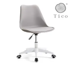 TICO 컴퓨터 의자 공부의자 사무실의자 북유럽 디자인 회전의자, 그레이02