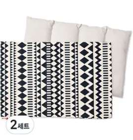 레드빈 복부형 팥찜질팩 + 인디언 티피 커버 세트, 2세트