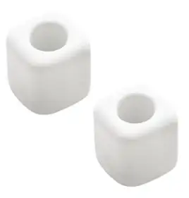 블럭마트 규조토 칫솔꽂이 사각, 화이트, 2개입