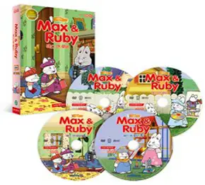 스크린에듀케이션 맥스앤루비 시즌 2 어린이 교육용 DVD, 4CD