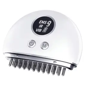 Imagic 갈바닉 경락 괄사 마사지기 4가지LED 진동 EMS 두피&얼굴&바디 마사지, 화이트