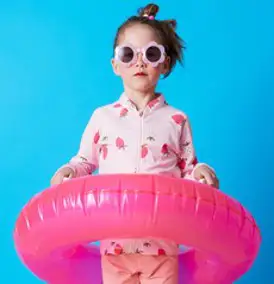 [래핑차일드] 베리 집업 래쉬가드 상의 (83329-901-03)