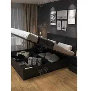 스스디 리프트업 수납침대(공간박스제외 매트제외), 리프트업 수납침대 Q_가로형 400