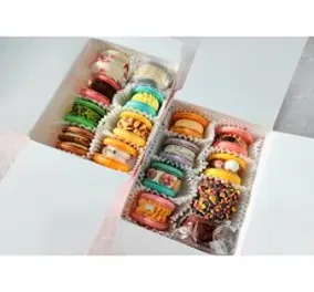 [러브빈 마카롱] 달지않고 쫀득한 수제 마카롱 8개입 개별포장 택배비무료, 마카롱 세트2번