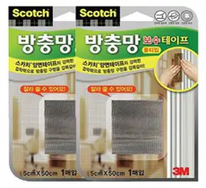 스카치 방충방 보수 테이프 롤 타입, 2개